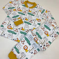 Sevimli Hayvan Desenli Bebek Pijama Takımı – %100 Pamuk
