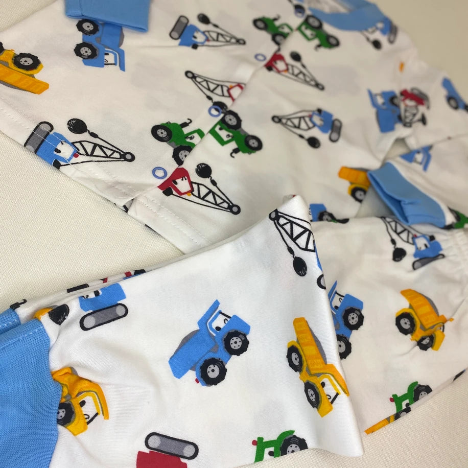 Araç Desenli Bebek Pijama Takımı