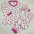 Kiraz Desenli Bebek Pijama Takımı – %100 Pamuk